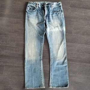 Vintage Gap Faded Blue Denim Jeans Semi Boot Cut